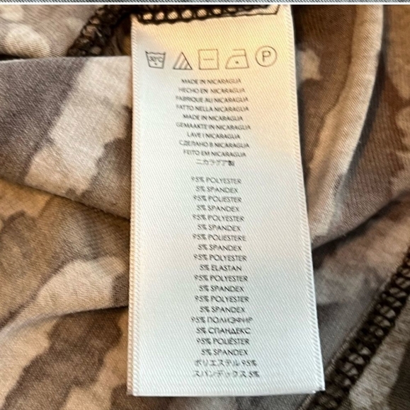 Michael Kors tiger print cowl neck sleeveless Top size small - Picture 8 of 10